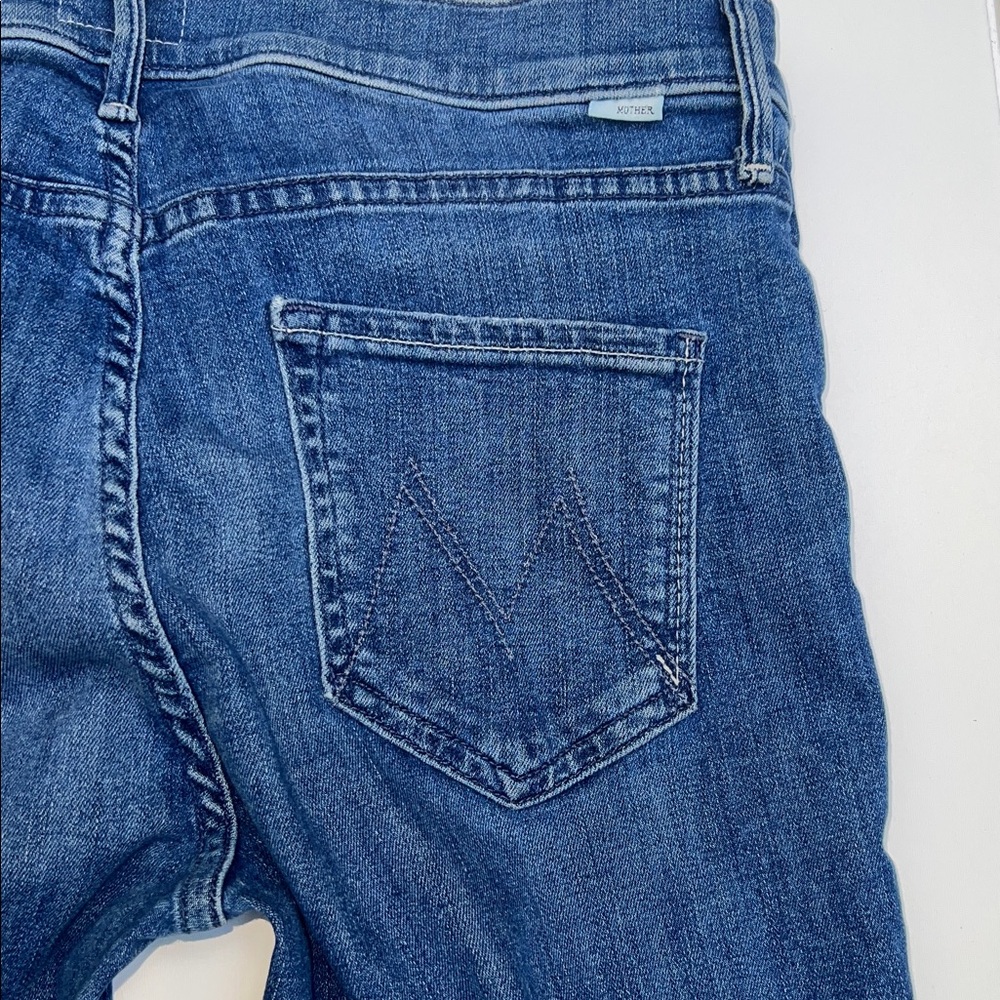 MOTHER Classic Blue Denim Jeans Dazzler wish upon a star 29